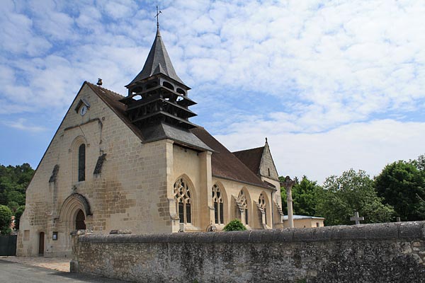 église de Gilocourt dans l'oise