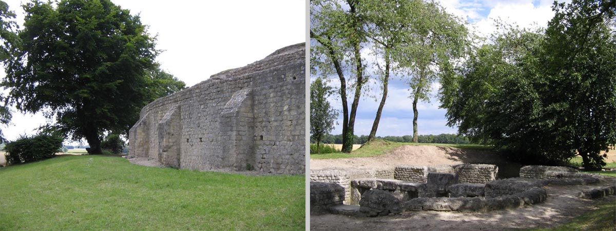 ruines gallo-romaines à Orrouy, commune Autonne Villages