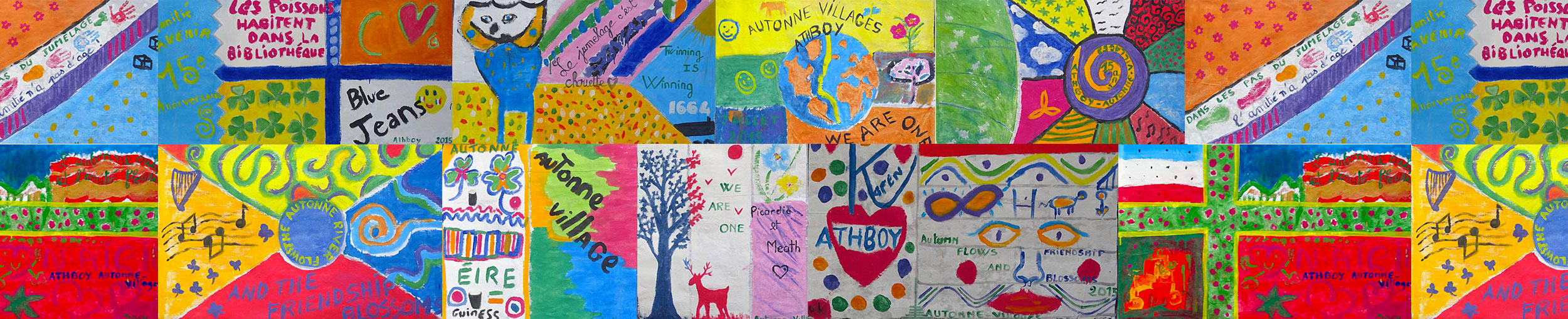 dessins des enfants d'Autonne Villages