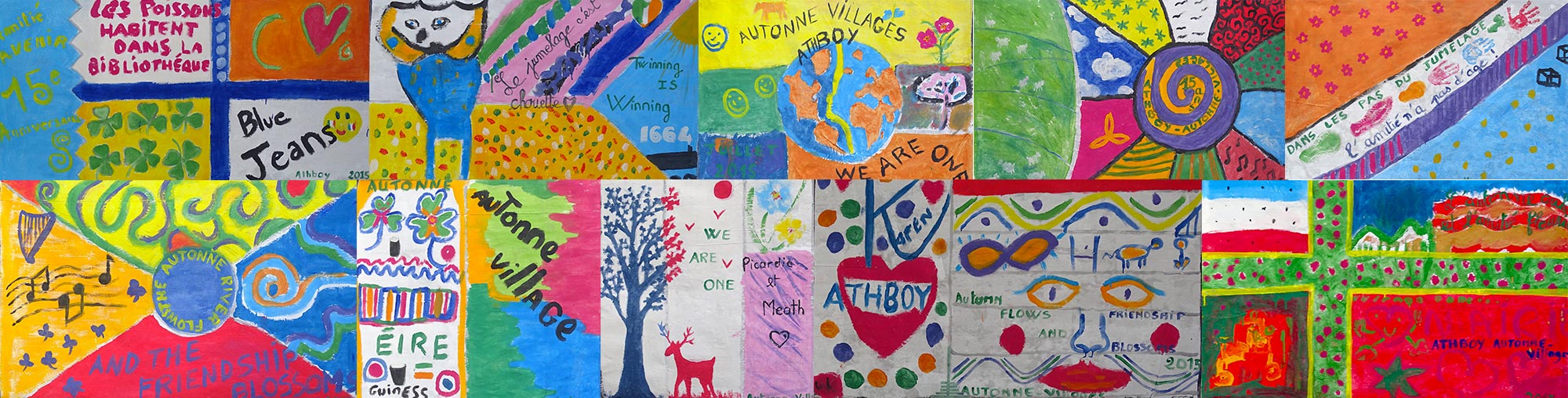 dessins des enfants d'Autonne Villages