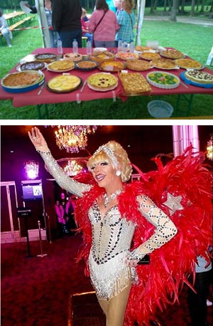 le spectacle à l'issue de la fête à la tarte à Glaignes (Autonne Villages)